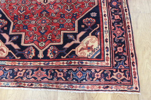 Vintage handmade Persian Bidjar wool rug 161 x 100 cm