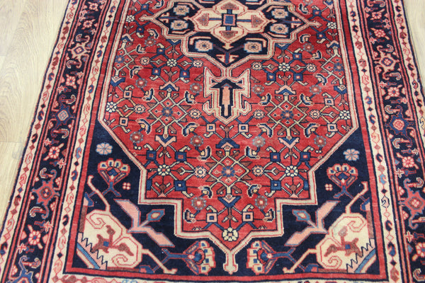 Vintage handmade Persian Bidjar wool rug 161 x 100 cm