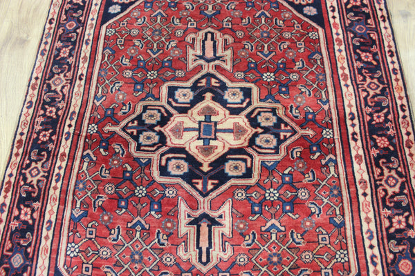Vintage handmade Persian Bidjar wool rug 161 x 100 cm