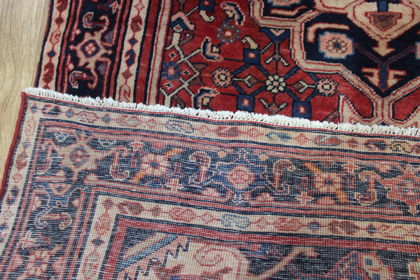 Vintage handmade Persian Bidjar wool rug 161 x 100 cm
