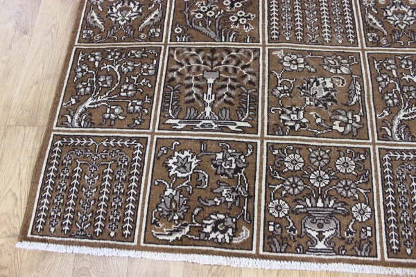 LARGE HANDMADE PERSIAN TABRIZ WOOL CARPET FLORAL DESIGN 333 X 235 CM