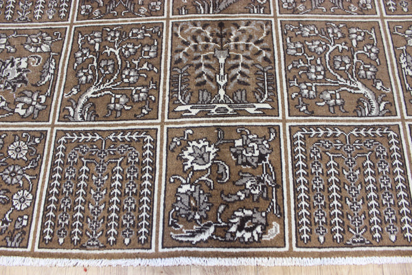 LARGE HANDMADE PERSIAN TABRIZ WOOL CARPET FLORAL DESIGN 333 X 235 CM