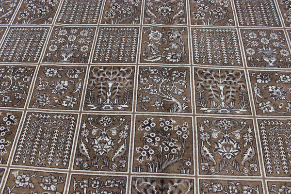 LARGE HANDMADE PERSIAN TABRIZ WOOL CARPET FLORAL DESIGN 333 X 235 CM