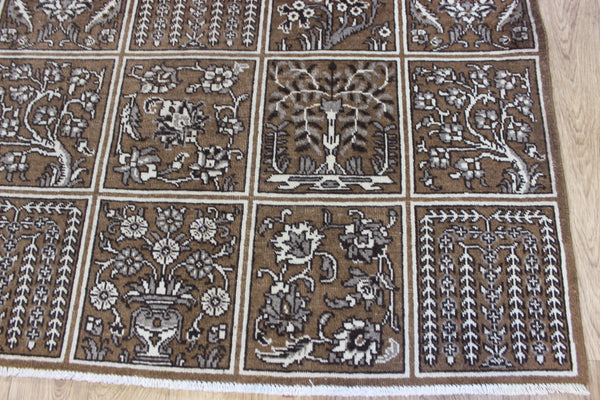 LARGE HANDMADE PERSIAN TABRIZ WOOL CARPET FLORAL DESIGN 333 X 235 CM