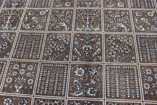LARGE HANDMADE PERSIAN TABRIZ WOOL CARPET FLORAL DESIGN 333 X 235 CM