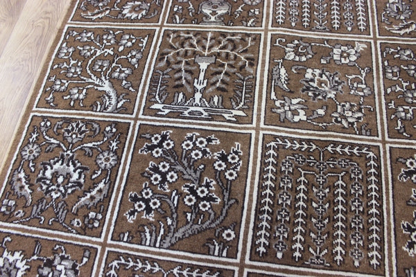 LARGE HANDMADE PERSIAN TABRIZ WOOL CARPET FLORAL DESIGN 333 X 235 CM