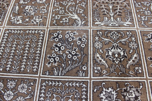 LARGE HANDMADE PERSIAN TABRIZ WOOL CARPET FLORAL DESIGN 333 X 235 CM