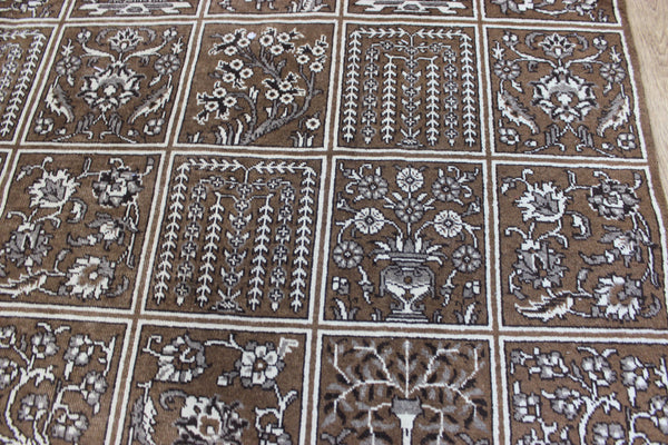 LARGE HANDMADE PERSIAN TABRIZ WOOL CARPET FLORAL DESIGN 333 X 235 CM