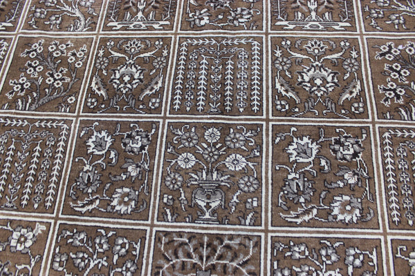 LARGE HANDMADE PERSIAN TABRIZ WOOL CARPET FLORAL DESIGN 333 X 235 CM