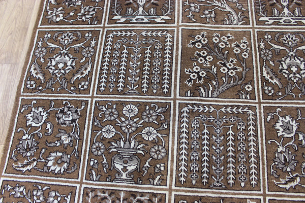 LARGE HANDMADE PERSIAN TABRIZ WOOL CARPET FLORAL DESIGN 333 X 235 CM