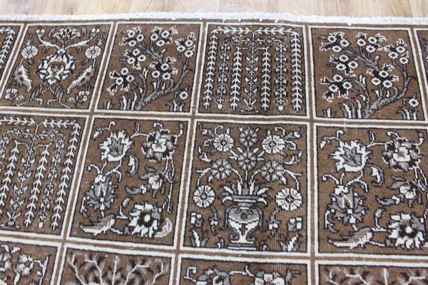 LARGE HANDMADE PERSIAN TABRIZ WOOL CARPET FLORAL DESIGN 333 X 235 CM