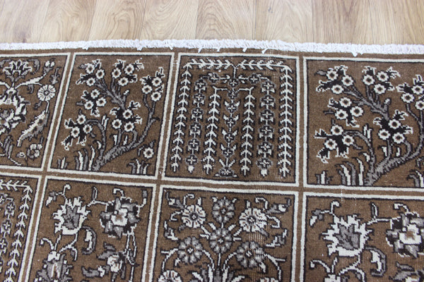 LARGE HANDMADE PERSIAN TABRIZ WOOL CARPET FLORAL DESIGN 333 X 235 CM
