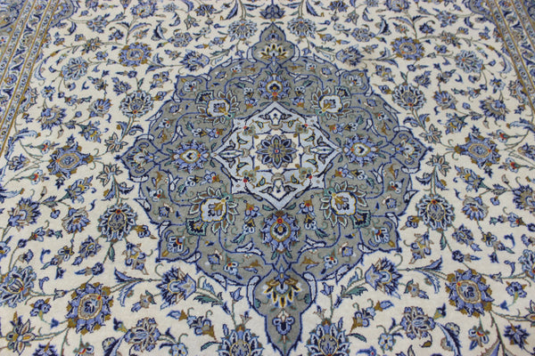 LARGE HANDMADE PERSIAN KASHAN WOOL CARPET FINE FLORAL DESIGN 447 X 293 CM