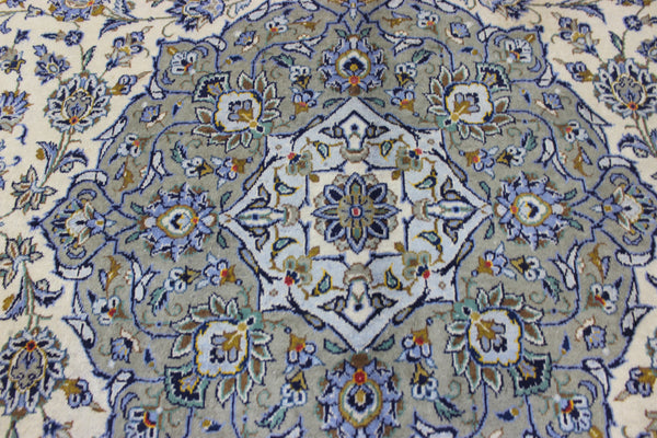 LARGE HANDMADE PERSIAN KASHAN WOOL CARPET FINE FLORAL DESIGN 447 X 293 CM