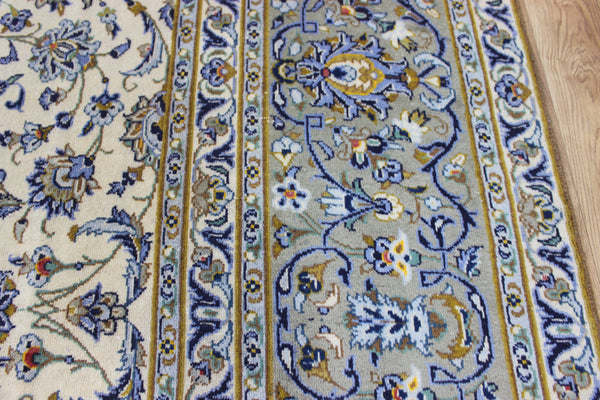 LARGE HANDMADE PERSIAN KASHAN WOOL CARPET FINE FLORAL DESIGN 447 X 293 CM