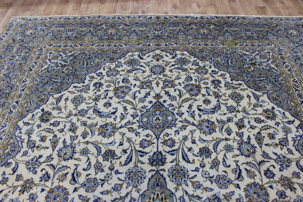 LARGE HANDMADE PERSIAN KASHAN WOOL CARPET FINE FLORAL DESIGN 447 X 293 CM