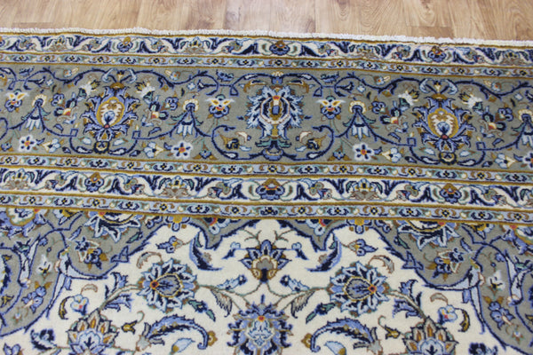 LARGE HANDMADE PERSIAN KASHAN WOOL CARPET FINE FLORAL DESIGN 447 X 293 CM