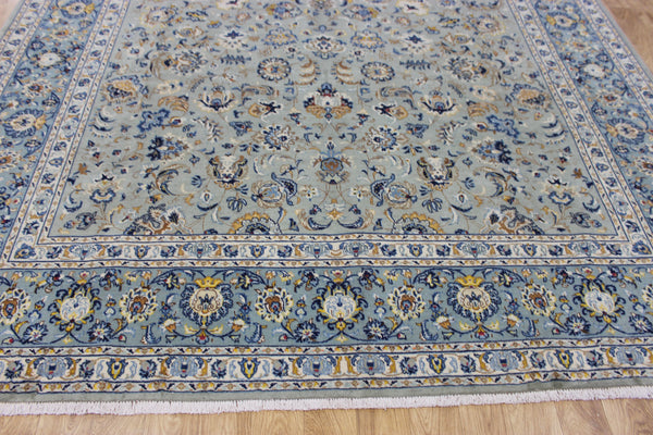 LARGE HANDMADE PERSIAN KASHAN CARPET FLORAL DESIGN 394 X 273 CM