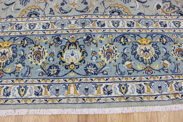 LARGE HANDMADE PERSIAN KASHAN CARPET FLORAL DESIGN 394 X 273 CM