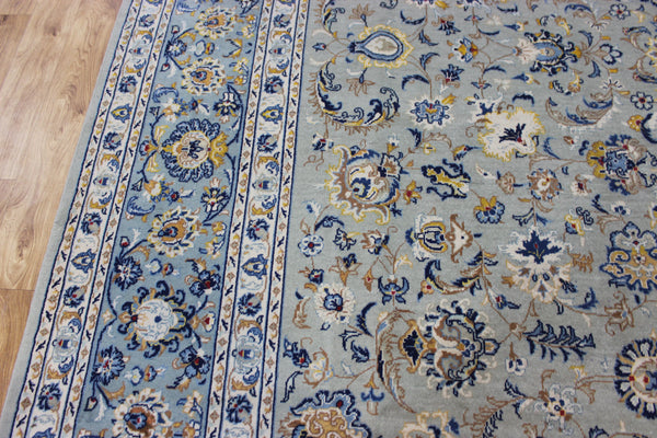 LARGE HANDMADE PERSIAN KASHAN CARPET FLORAL DESIGN 394 X 273 CM