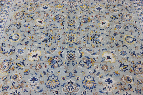LARGE HANDMADE PERSIAN KASHAN CARPET FLORAL DESIGN 394 X 273 CM