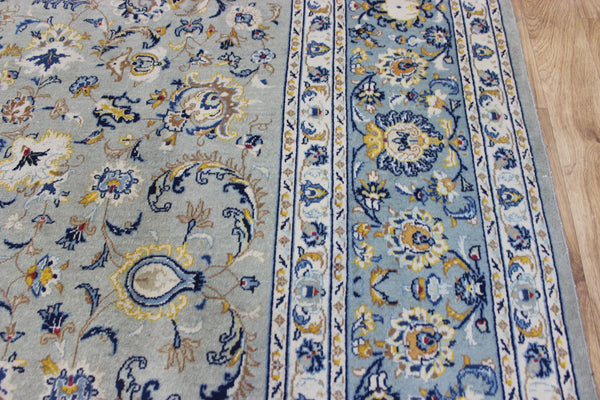 LARGE HANDMADE PERSIAN KASHAN CARPET FLORAL DESIGN 394 X 273 CM