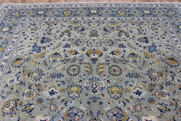 LARGE HANDMADE PERSIAN KASHAN CARPET FLORAL DESIGN 394 X 273 CM