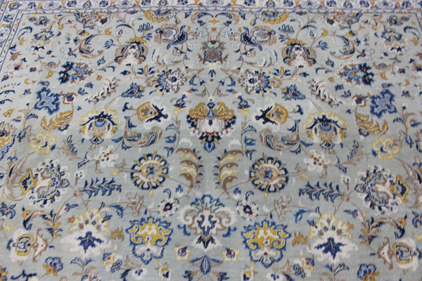 LARGE HANDMADE PERSIAN KASHAN CARPET FLORAL DESIGN 394 X 273 CM