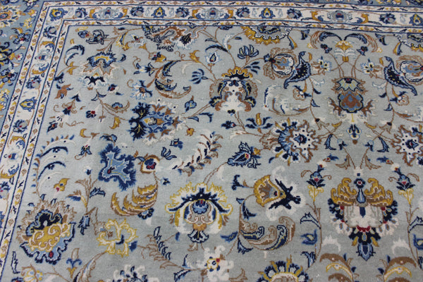 LARGE HANDMADE PERSIAN KASHAN CARPET FLORAL DESIGN 394 X 273 CM
