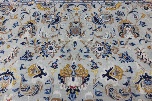 LARGE HANDMADE PERSIAN KASHAN CARPET FLORAL DESIGN 394 X 273 CM
