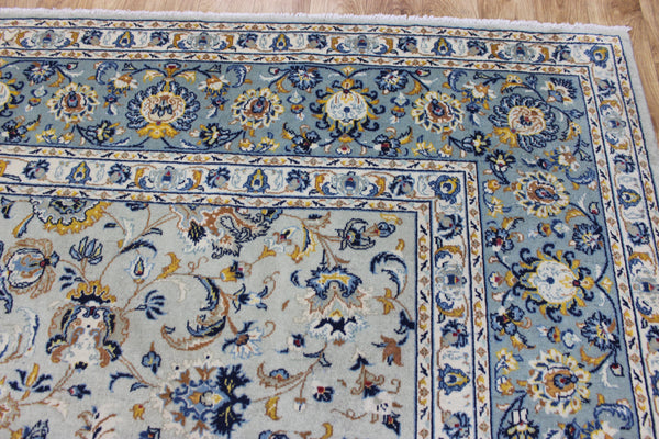 LARGE HANDMADE PERSIAN KASHAN CARPET FLORAL DESIGN 394 X 273 CM