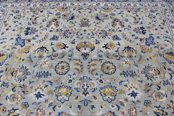 LARGE HANDMADE PERSIAN KASHAN CARPET FLORAL DESIGN 394 X 273 CM