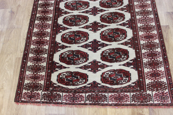Antique Handmade Bokhara Tribal Rug – 176 × 100 cm (5 ft 9 in × 3 ft 3 in)