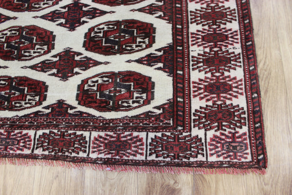Antique Handmade Bokhara Tribal Rug – 176 × 100 cm (5 ft 9 in × 3 ft 3 in)