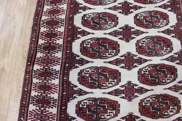 Antique Handmade Bokhara Tribal Rug – 176 × 100 cm (5 ft 9 in × 3 ft 3 in)