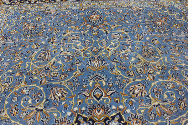 Large Persian Mashad carpet of classic medallion design and outstanding colour 394 x 302 cm