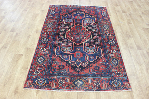 Vintage handmade Persian Hamadan rug 183 x 118 cm