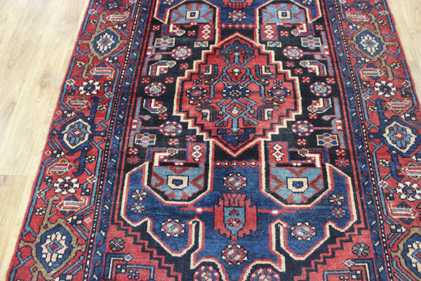 Vintage handmade Persian Hamadan rug 183 x 118 cm