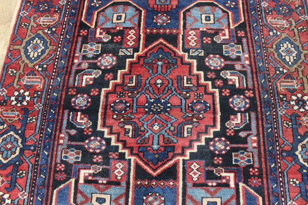 Vintage handmade Persian Hamadan rug 183 x 118 cm