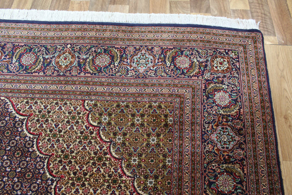 Fine handmade Persian Tabriz Silk and Wool rug with an all-over Herati (Mahi / fish) pattern 300 x 192 cm