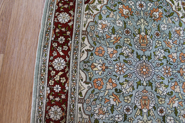 Turkish Hereke Silk Rug 100 x 64 cm