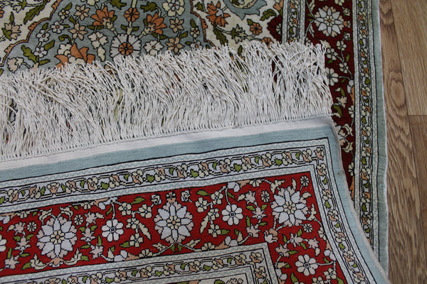 Turkish Hereke Silk Rug 100 x 64 cm