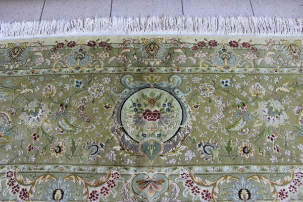 Fine Hand Knotted Persian Tabriz Carpet silk & Kork wool – 60 Raj – 600 × 400 cm
