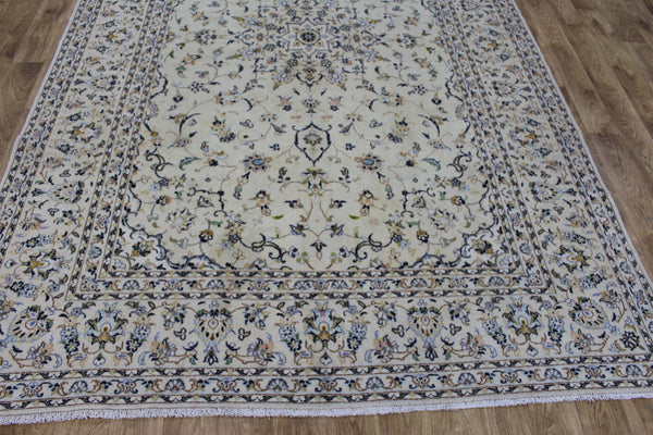 Persian Kashan Handmade Wool Rug – 295 × 194 cm