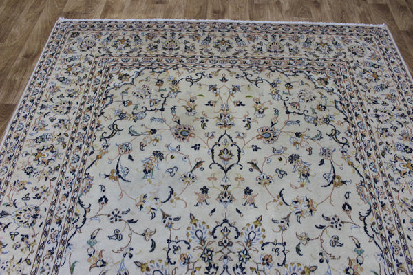 Persian Kashan Handmade Wool Rug – 295 × 194 cm