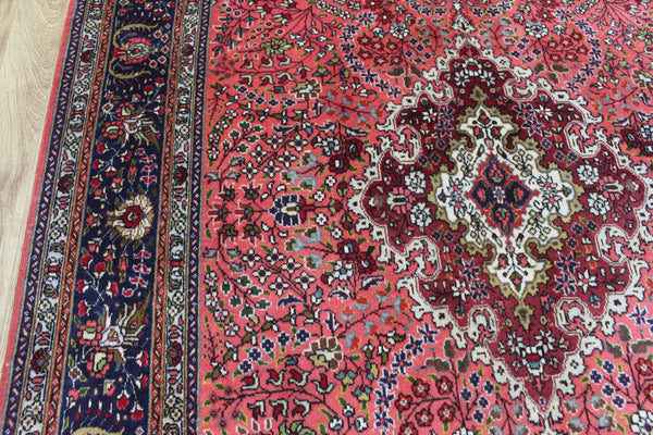 Persian Tabriz Rug – Handmade Wool Carpet – 300 × 194 cm