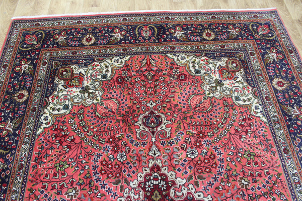 Persian Tabriz Rug – Handmade Wool Carpet – 300 × 194 cm