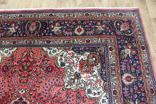 Persian Tabriz Rug – Handmade Wool Carpet – 300 × 194 cm