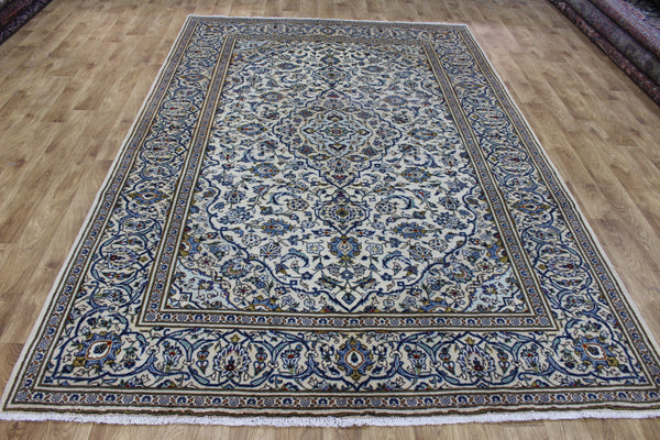 Persian Kashan Rug – Handmade Wool Carpet – 300 × 200 cm