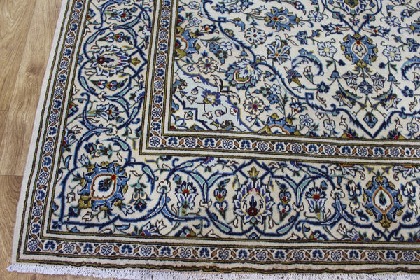 Persian Kashan Rug – Handmade Wool Carpet – 300 × 200 cm